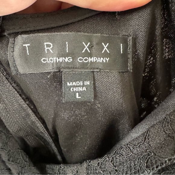 Trixxi Black Lace Romper - Picture 10 of 14